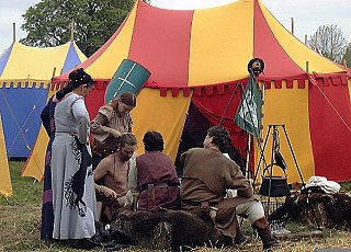 So sieht mittelalterliches Lagerleben aus ...